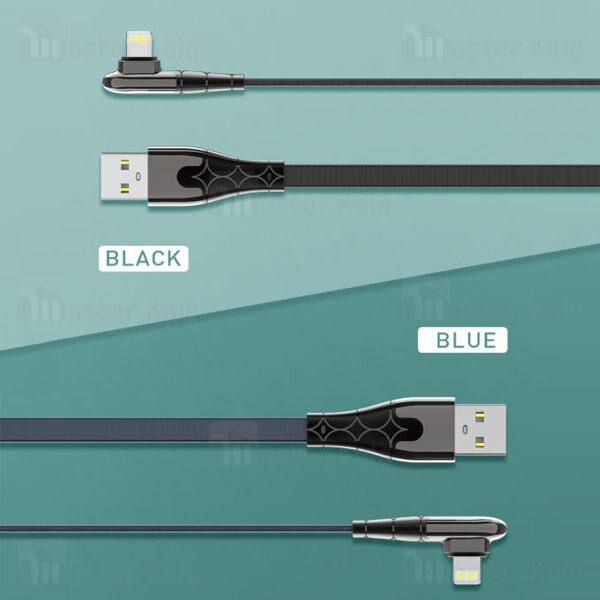کابل لایتنینگ الدینیو LDNIO LS581 Lightning Fast Charging Data Cable طول 1 متر و شدت جریان 2.4 آمپر